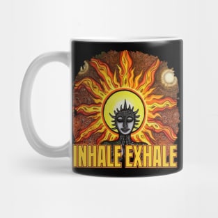inhale exhale Mug